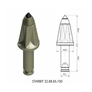 掘進(jìn)機(jī)截齒STARBIT 32.88.65.100