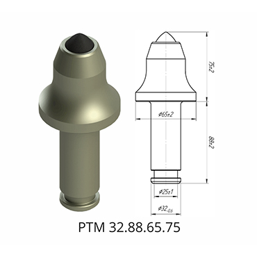 掘進(jìn)機(jī)截齒PTM 32.88.65.75