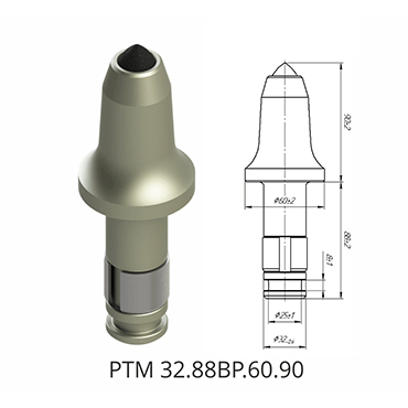 掘進(jìn)機(jī)截齒PTM 32.88BP.60.90