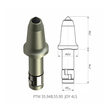 掘進機截齒PTM 35.94B.55.90 JOY 4LS