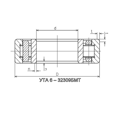 軸承UTA 6-32309BMT